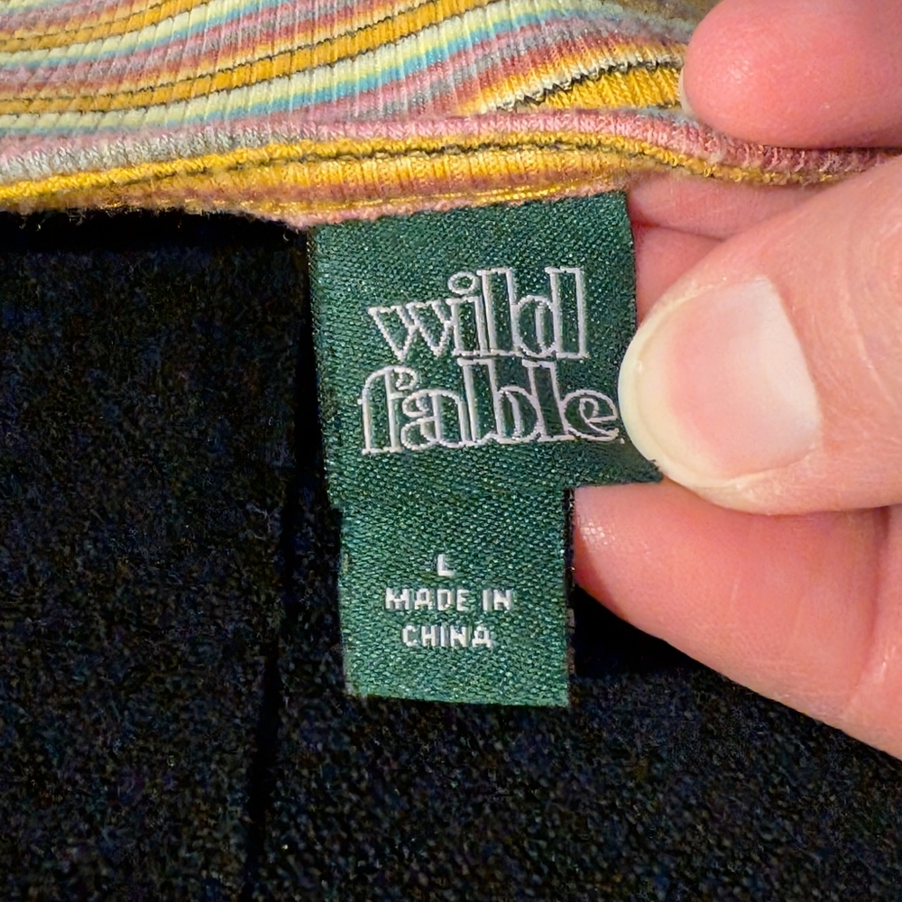 Wild Fable Striped Romper, Size L, EUC! - Picture 7 of 7